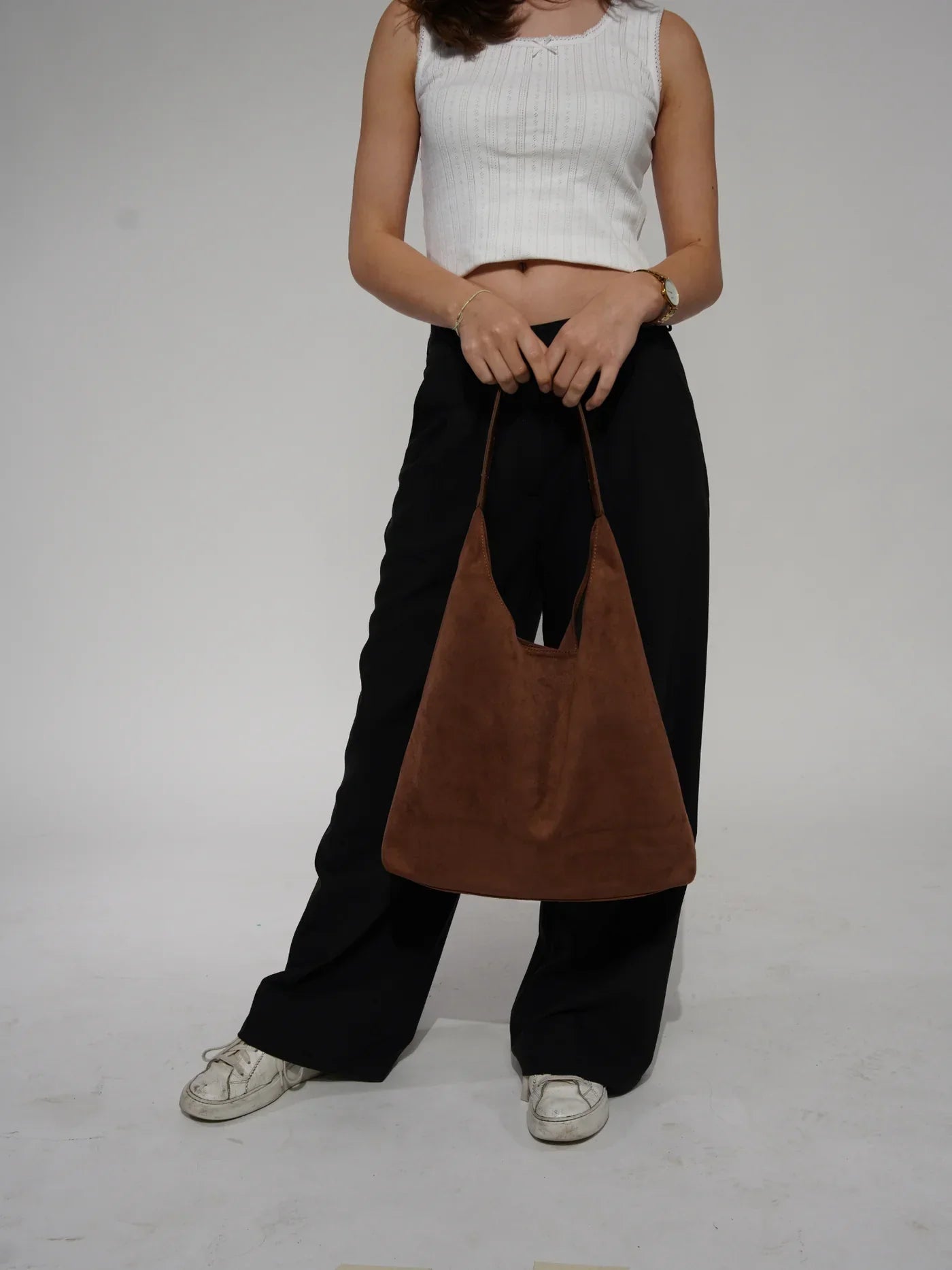 Chic Dubois™ | Sac à épaule en suède RetroSoft