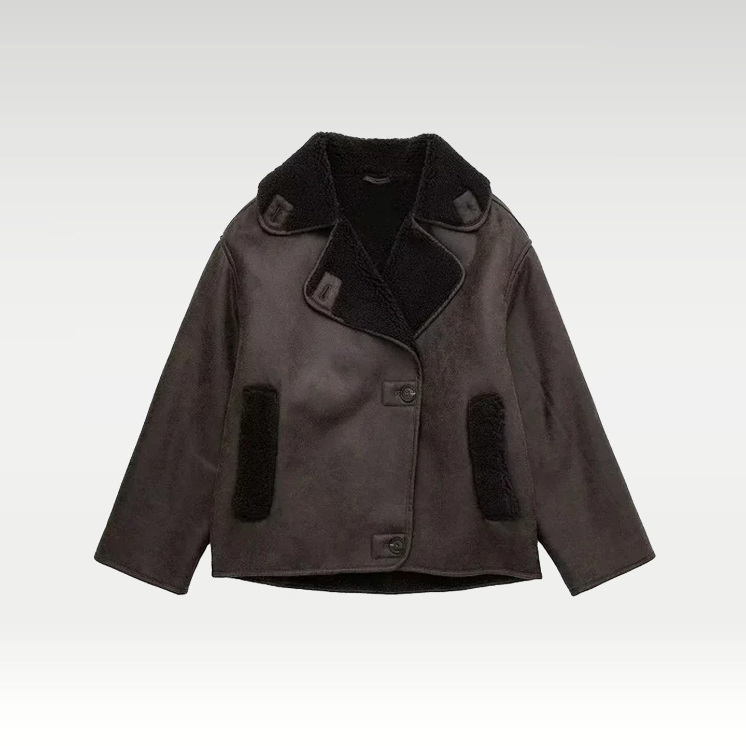 Chic Dubois™ | Nola Veste en cuir marron