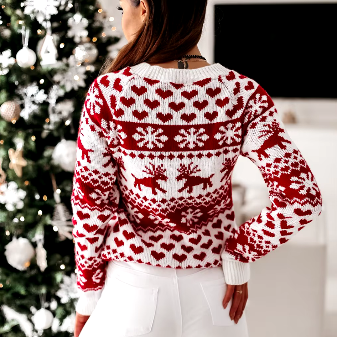Kira | Weihnachtsstrickpullover