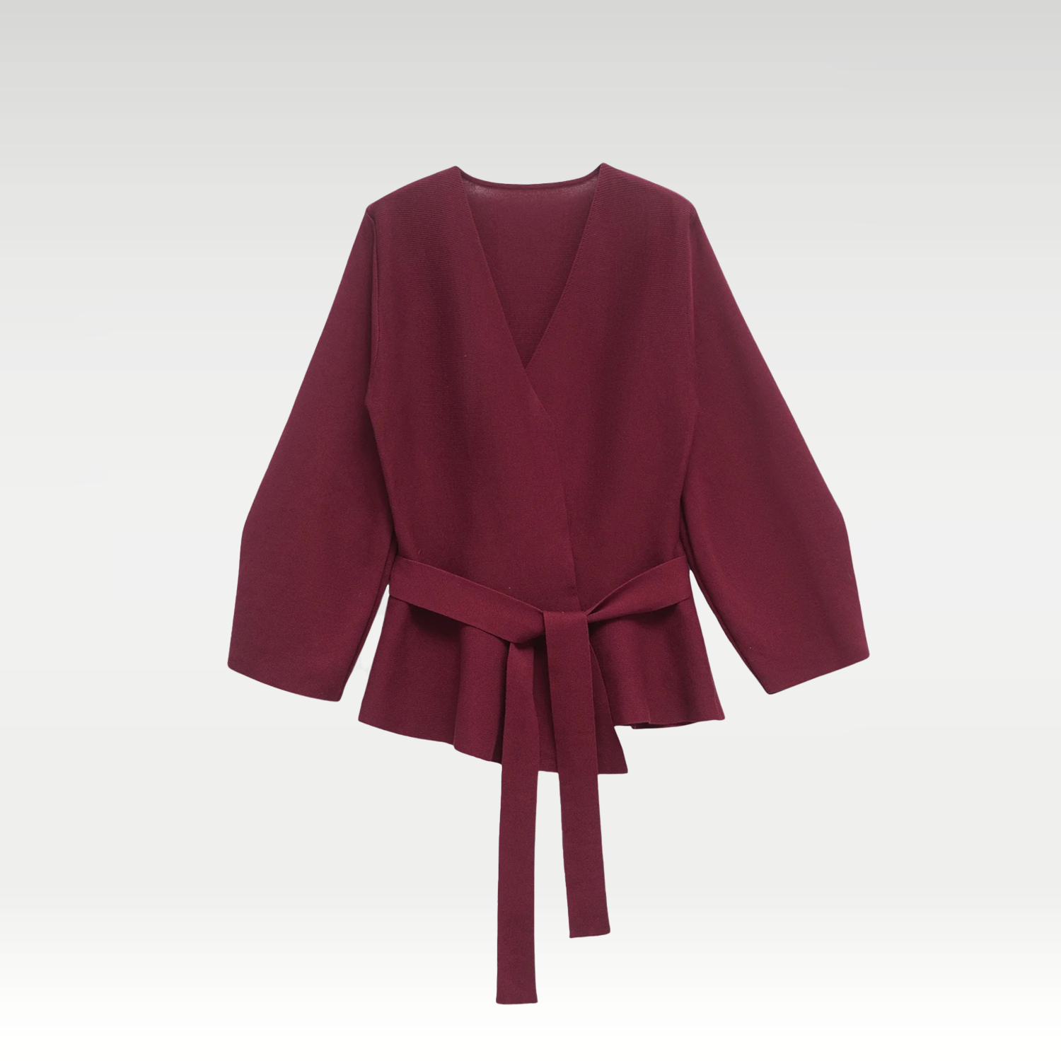 Chic Dubois™ | Mauve Cardigan à lacer