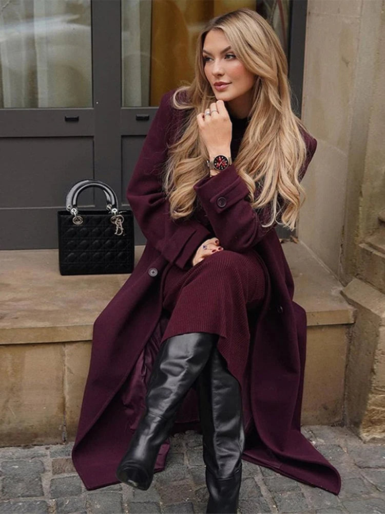 Klassisch | Burgunder Jacke