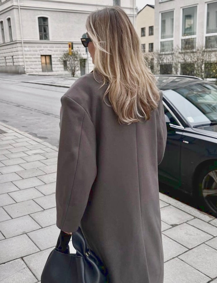 Juna | Lange oversized Jacke