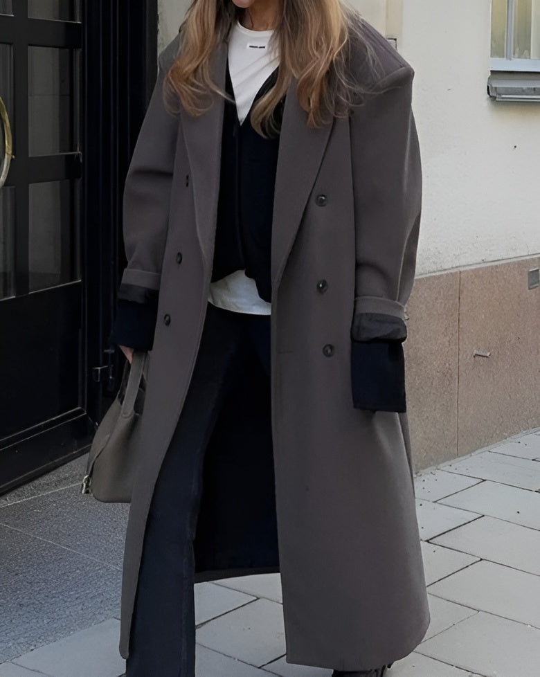 Juna | Lange oversized Jacke