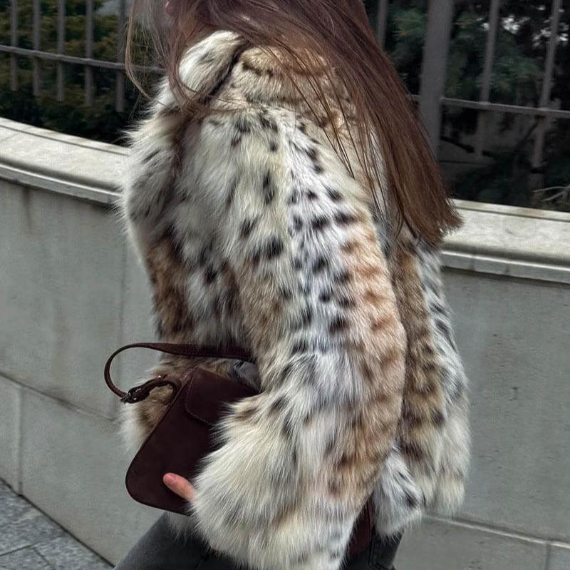 Chic Dubois™ | VESTE EN FOURRURE DE LEOPARD