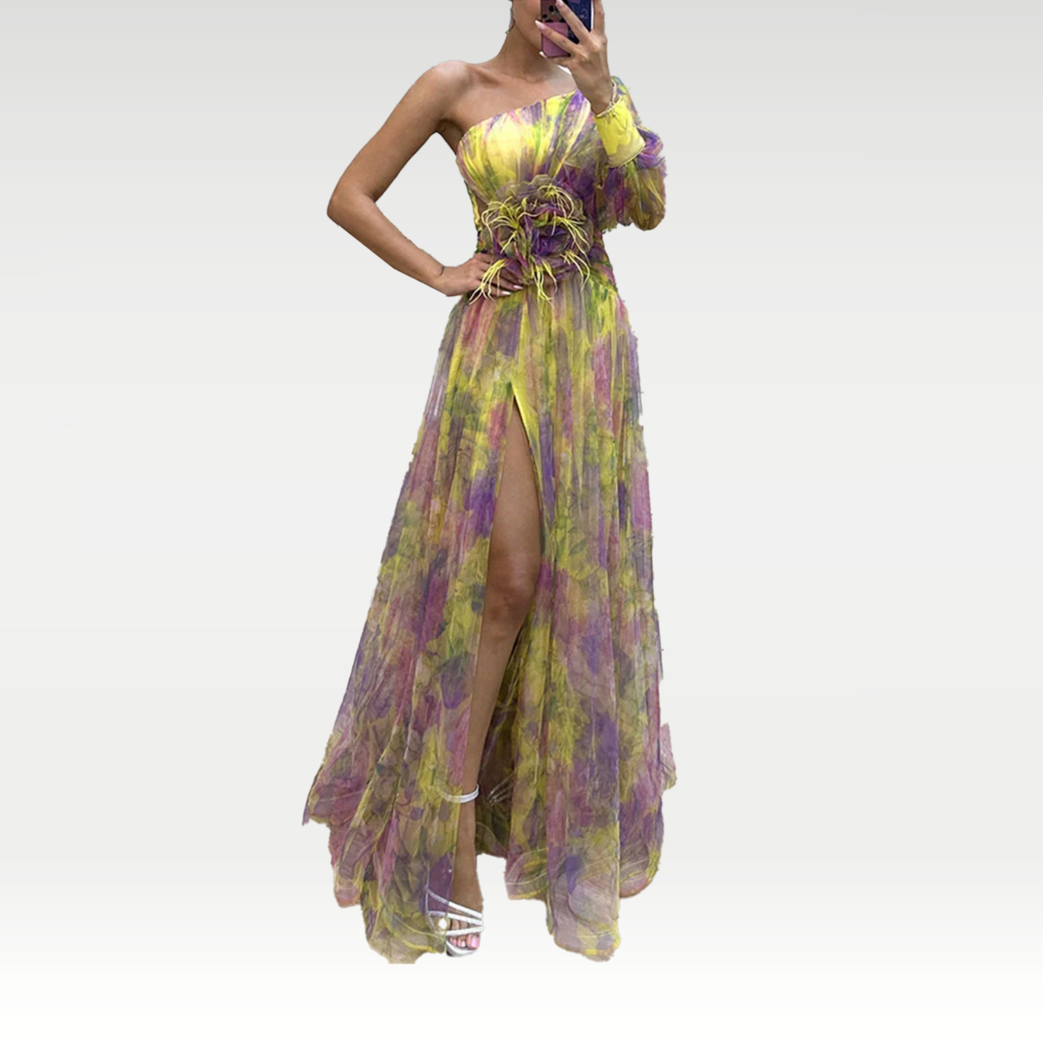 Chic Dubois™ | Robe Éblouissante en Fleurs