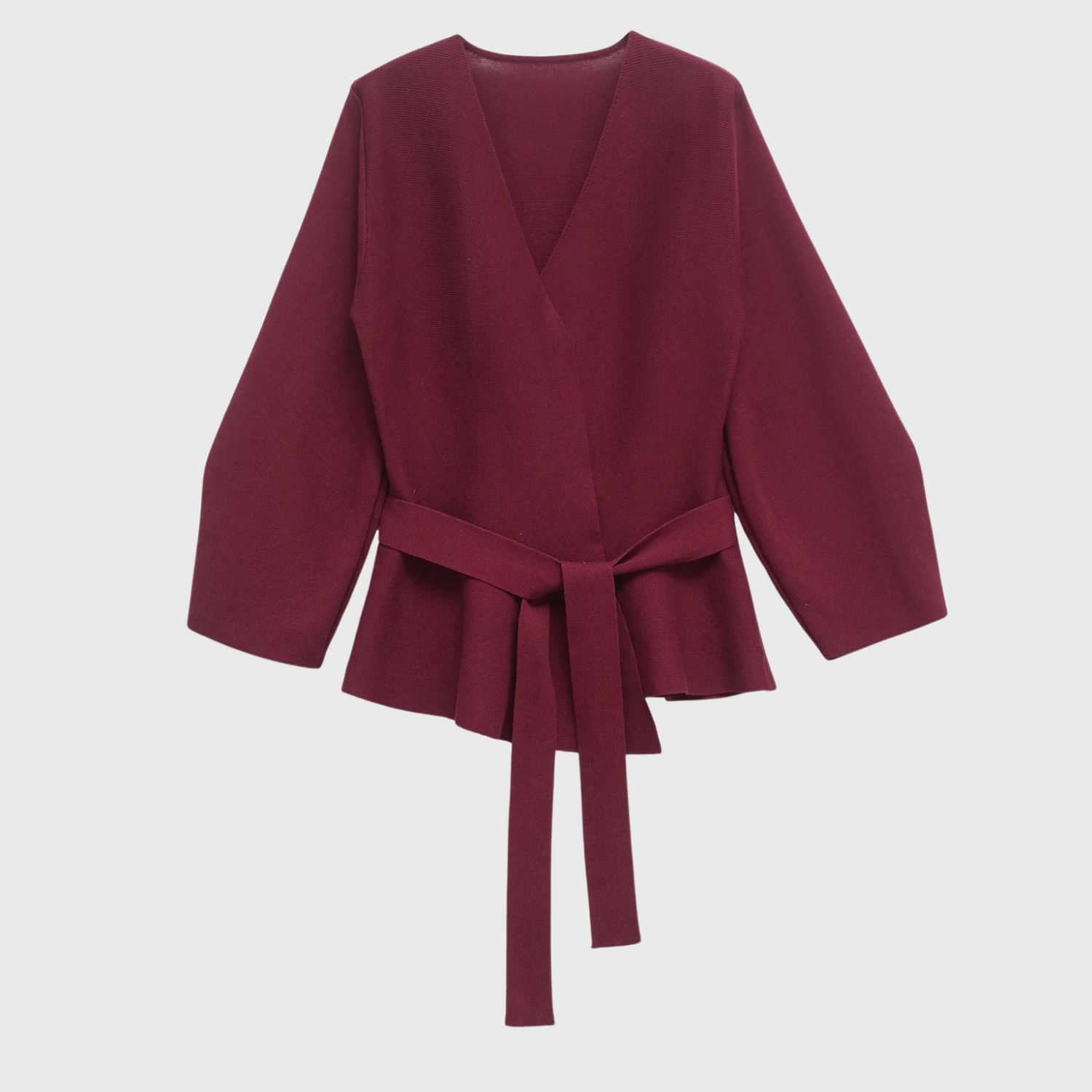 Chic Dubois™ | Mauve Cardigan à lacer