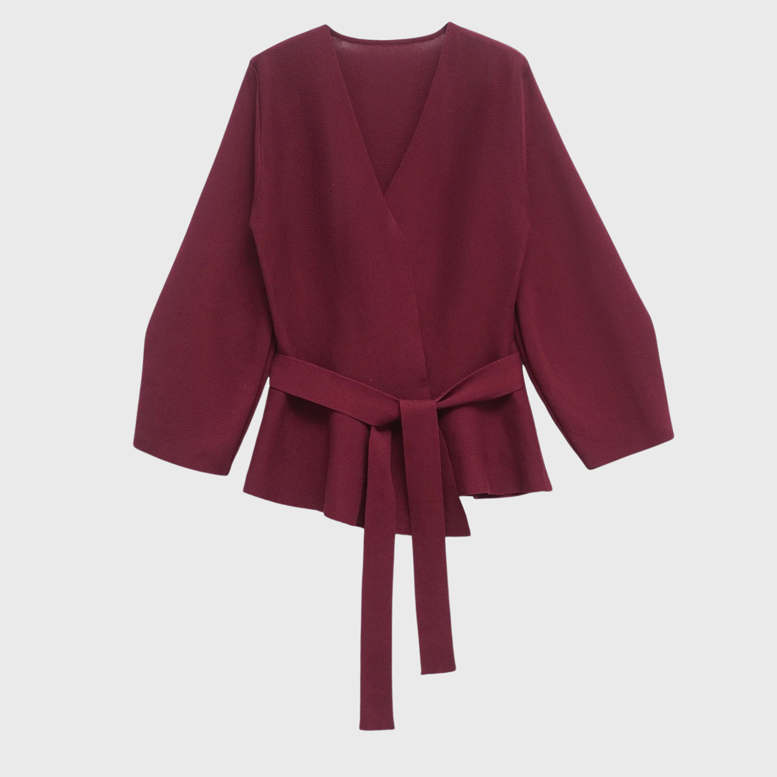 Chic Dubois™ | Mauve Cardigan à lacer
