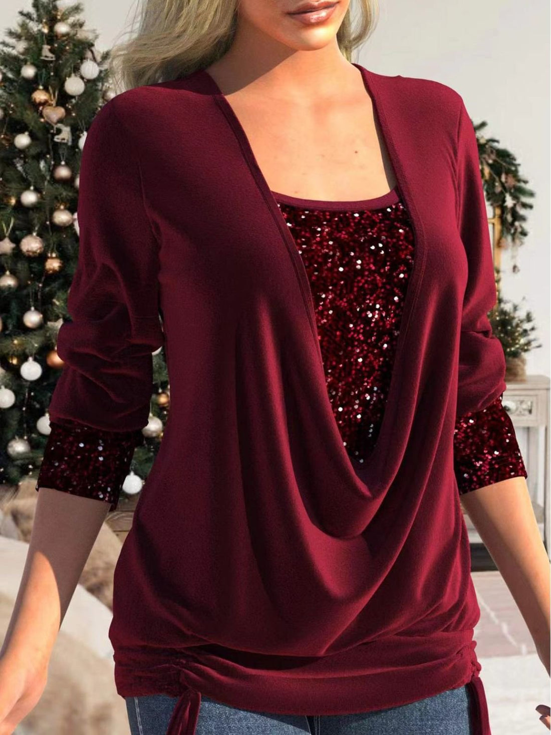 Noor | Glitzer-Top