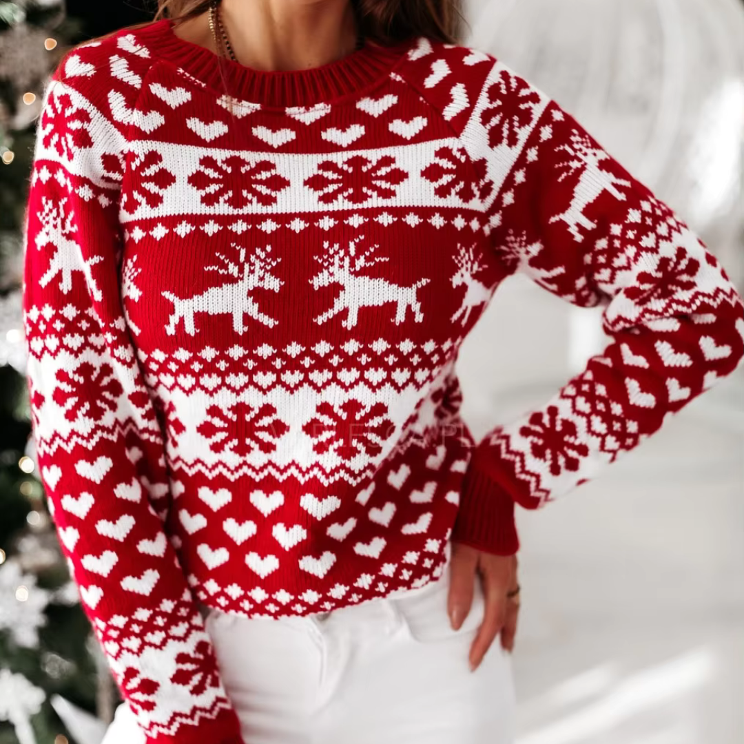 Kira | Weihnachtsstrickpullover