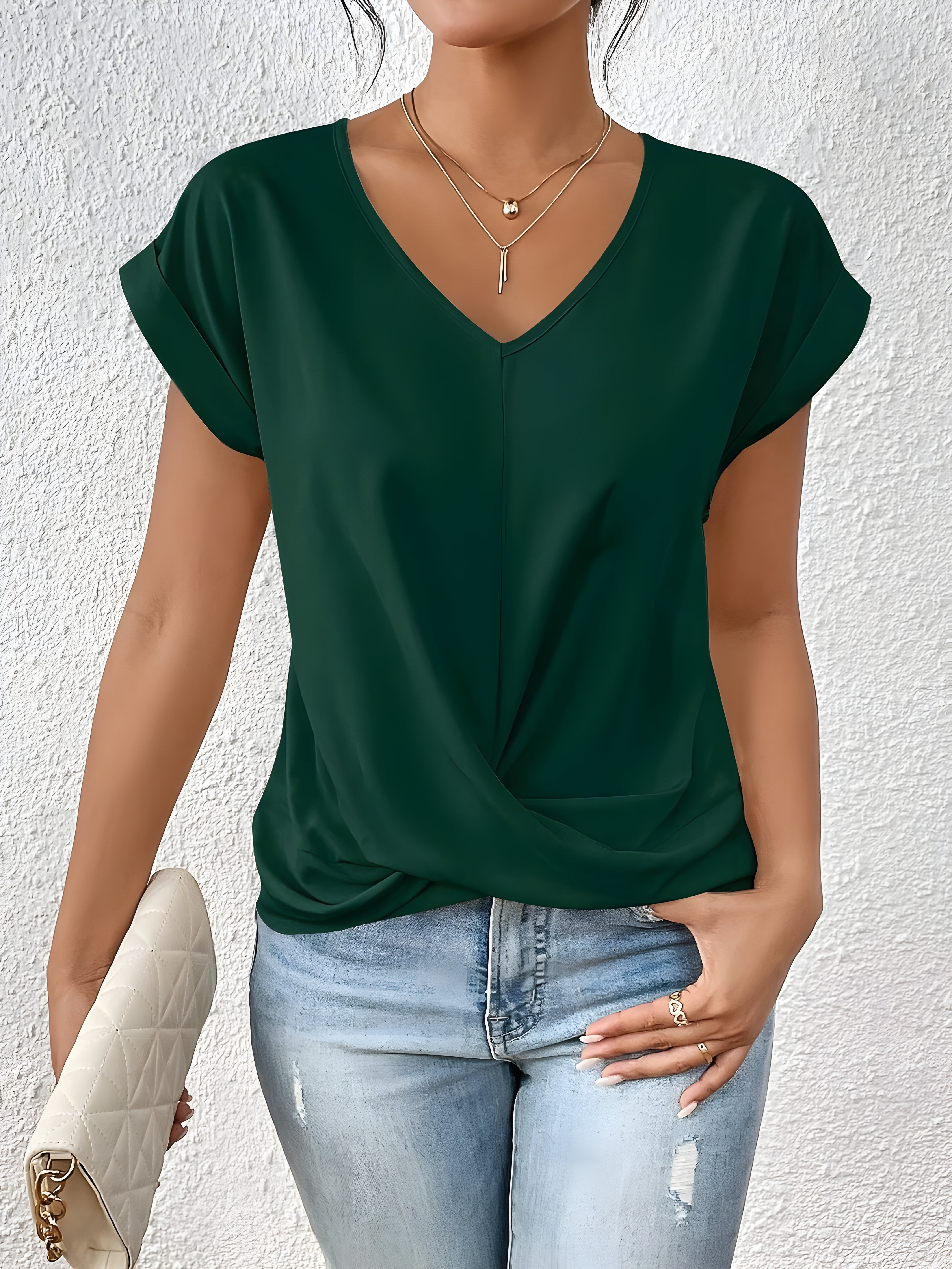 FLORENCE |CHEMISE DÉCONTRACTÉE AVEC ENCOLURE EN V