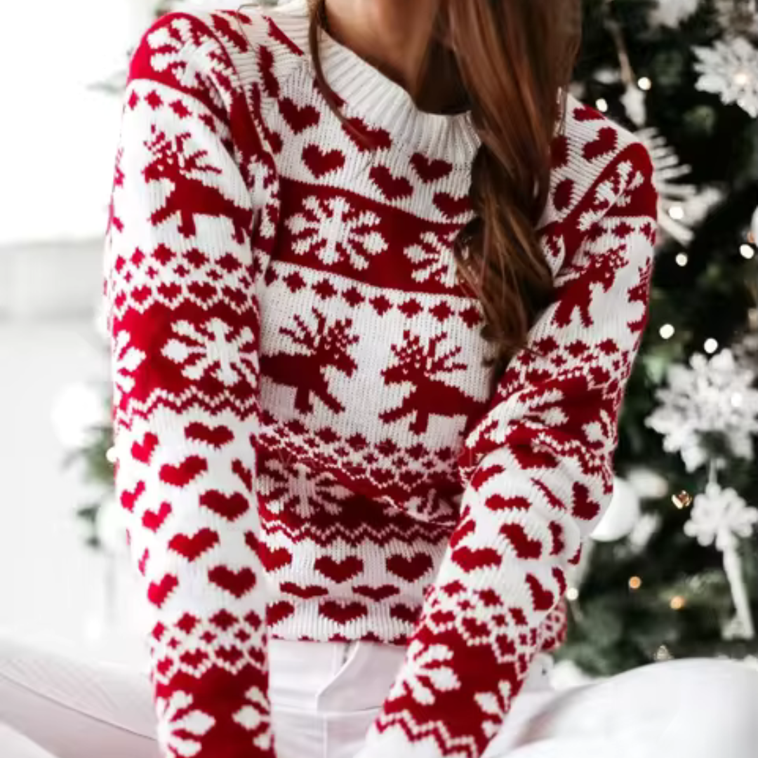 Kira | Weihnachtsstrickpullover