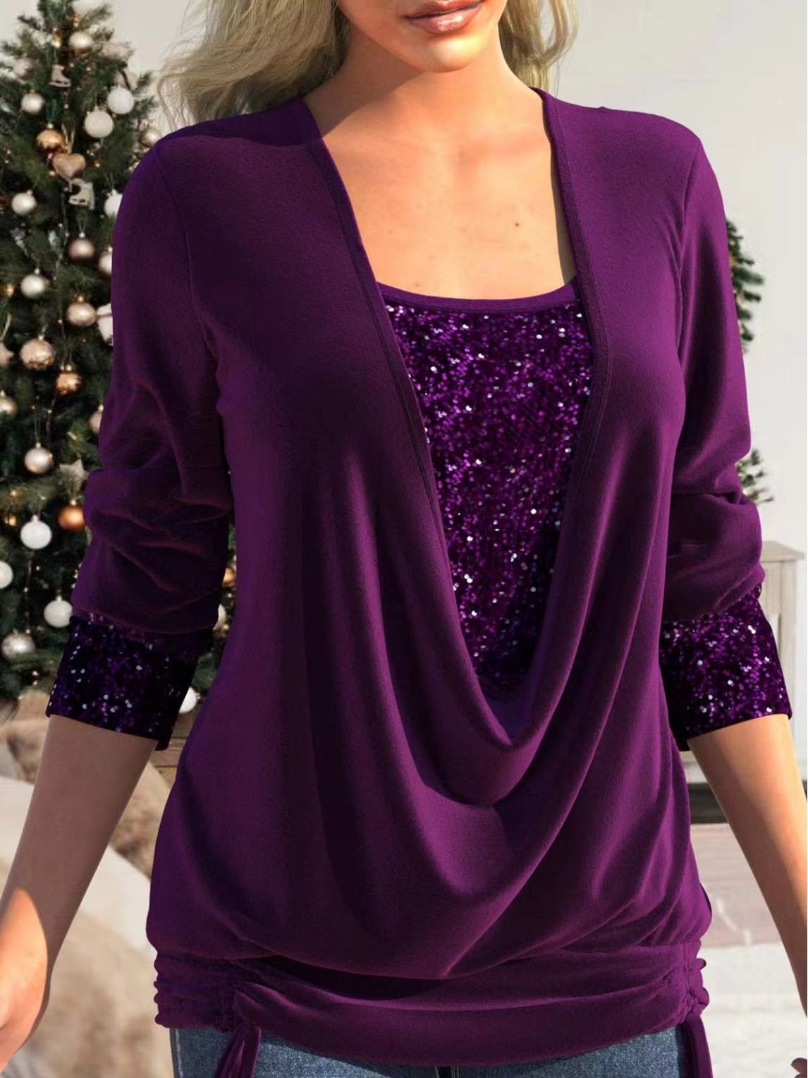 Noor | Glitzer-Top