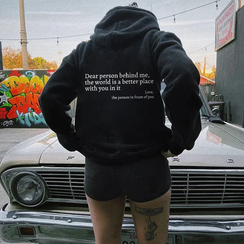 'Dear Person Behind Me' Unisex Hoodie