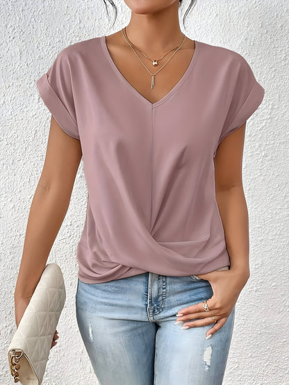FLORENCE |CHEMISE DÉCONTRACTÉE AVEC ENCOLURE EN V