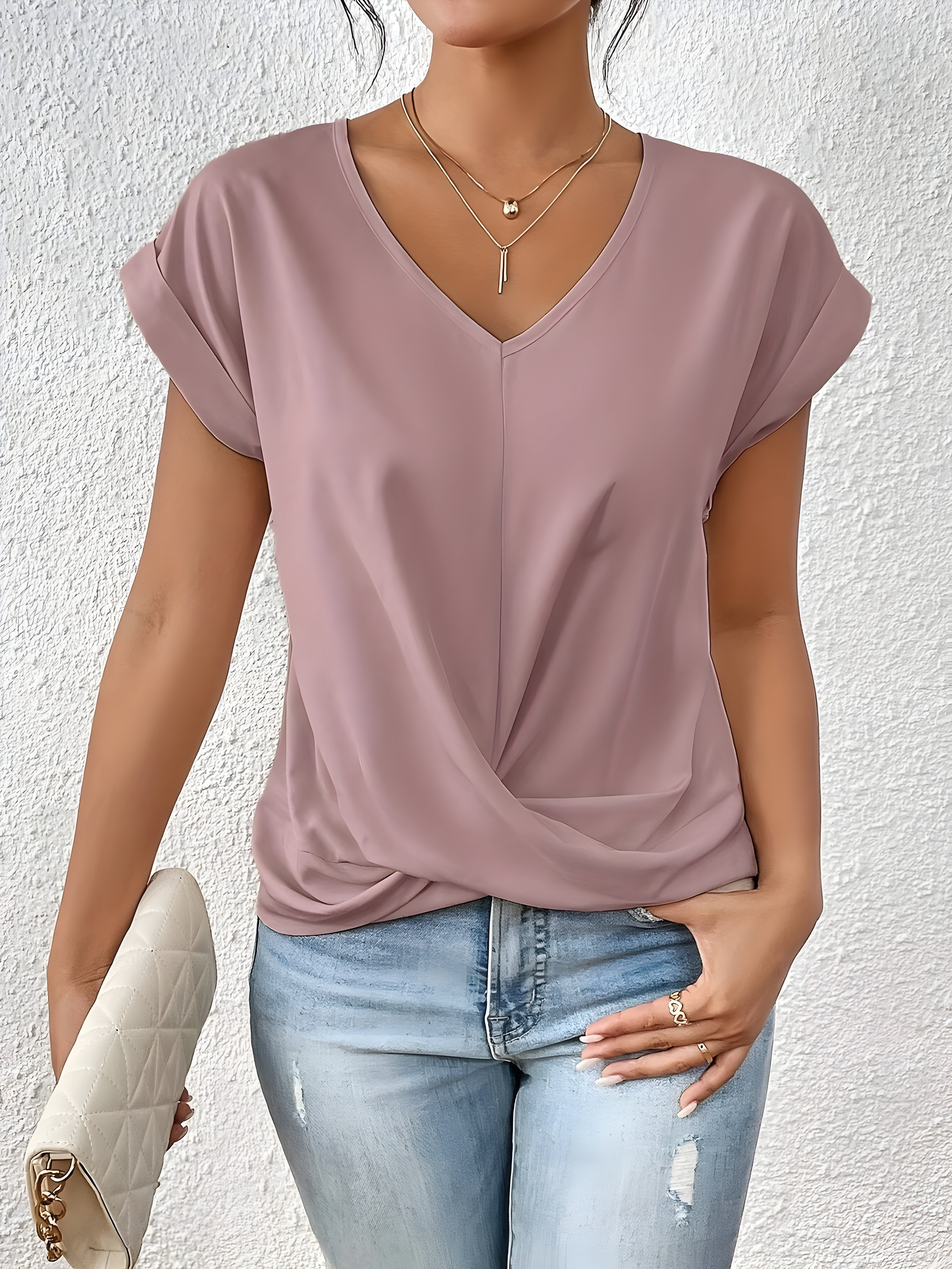 FLORENCE |CHEMISE DÉCONTRACTÉE AVEC ENCOLURE EN V