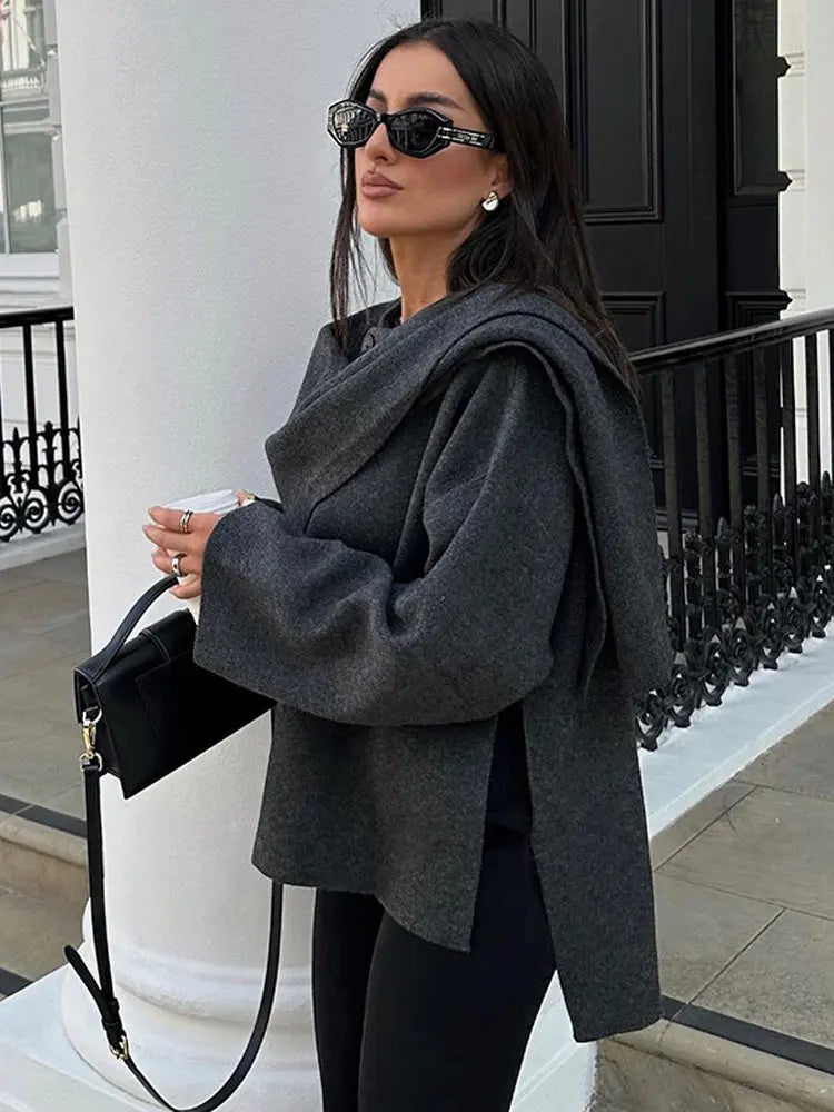 Chic Dubois™ | Mace Manteau Écharpe Élégant