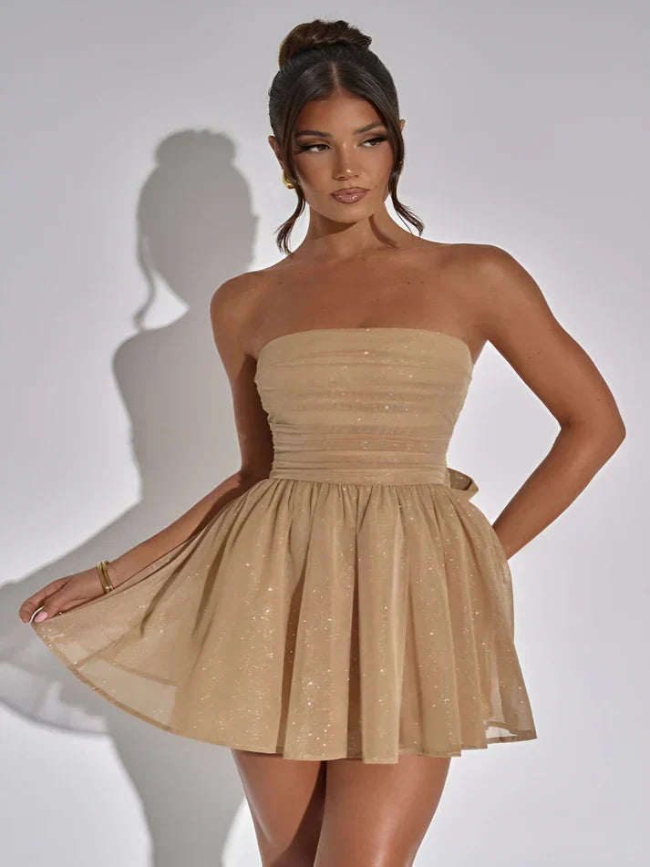 Chic Dubois™ | Robe Paillettes Décolletée