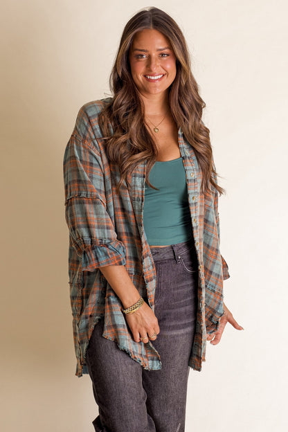 ROSIE™ | BLOUSE EN FLANELLE