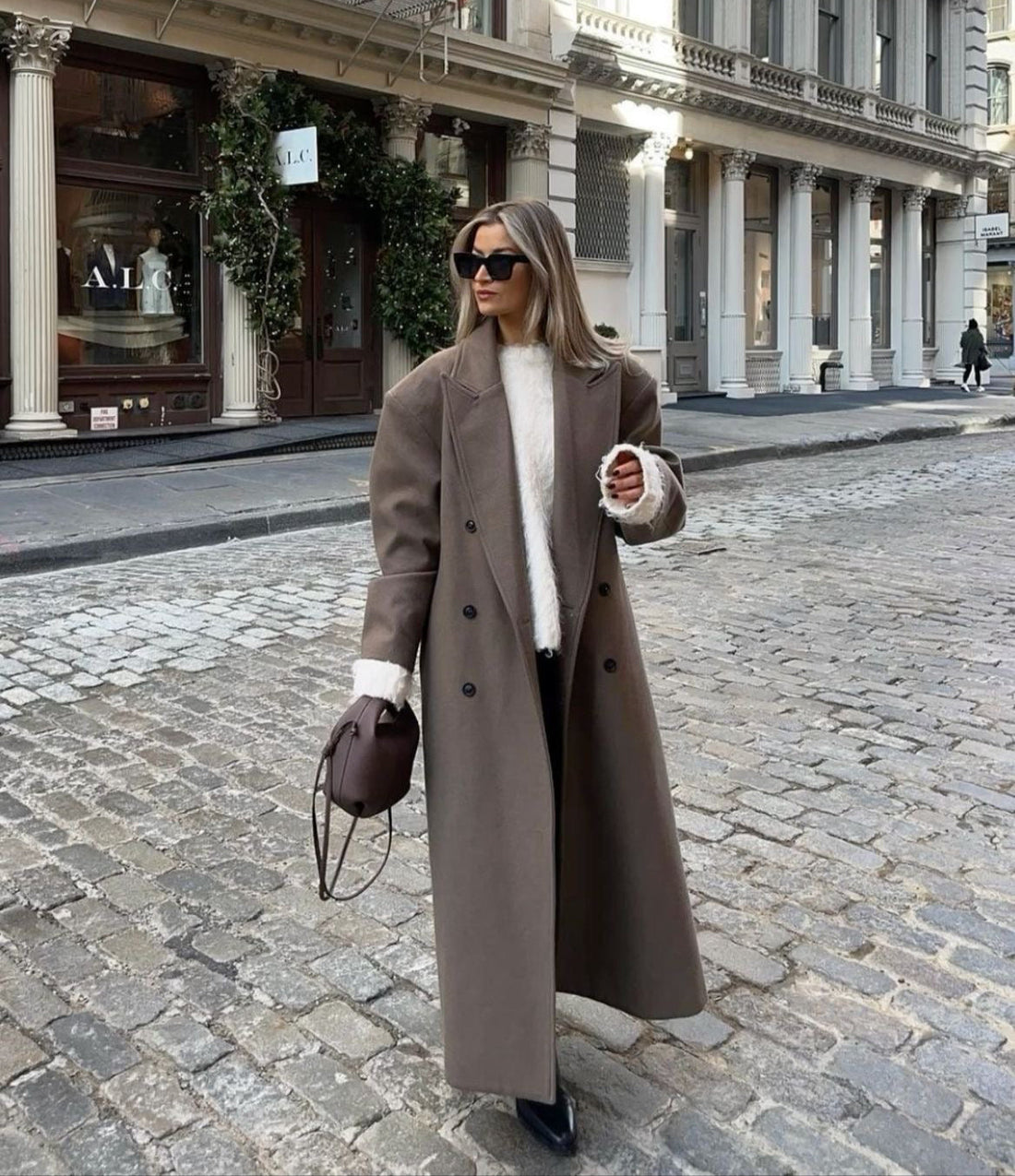 Juna | Lange oversized Jacke