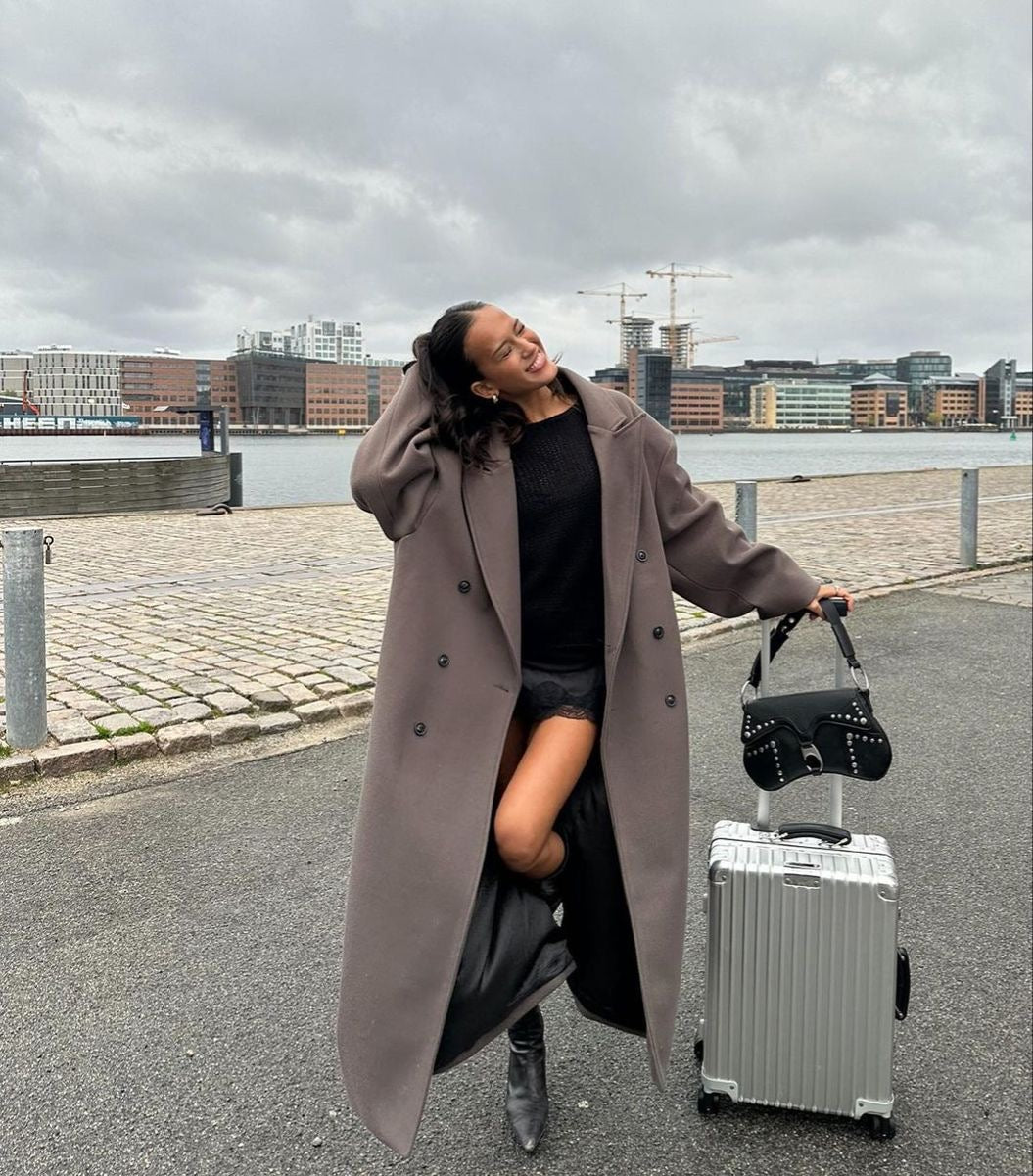 Juna | Lange oversized Jacke