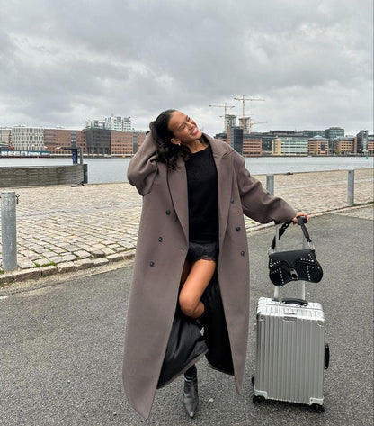 Juna | Lange oversized Jacke