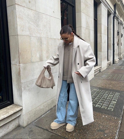 Juna | Lange oversized Jacke