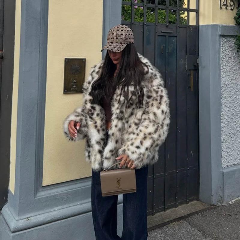 Chic Dubois™ | VESTE EN FOURRURE DE LEOPARD