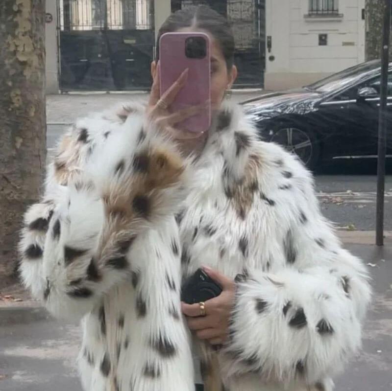 Chic Dubois™ | VESTE EN FOURRURE DE LEOPARD