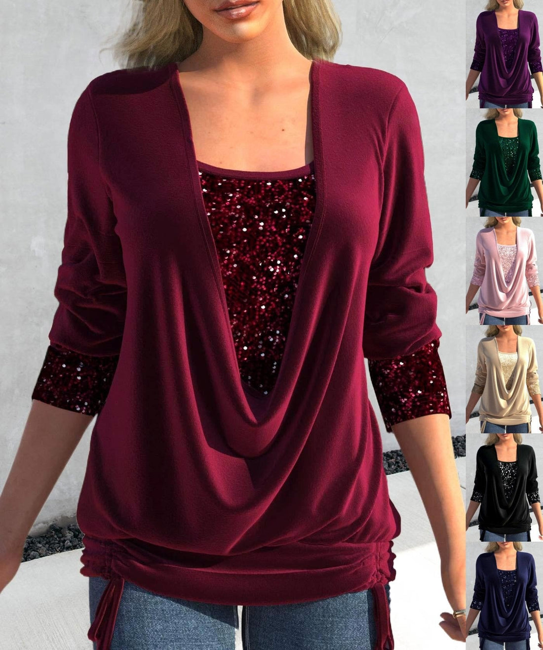 Noor | Glitzer-Top