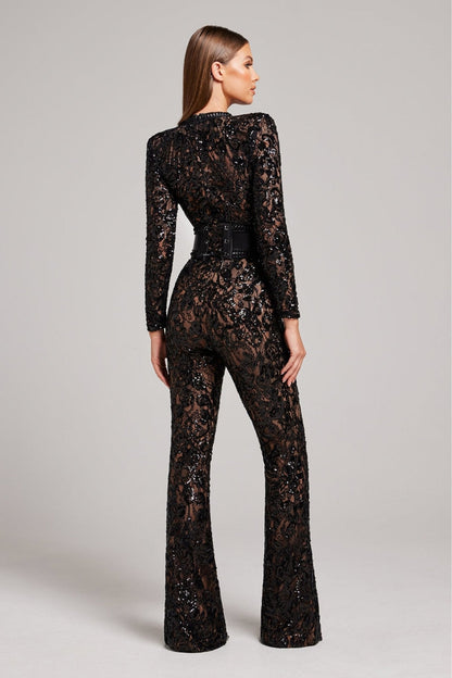 Bella Glitzer-Jumpsuit