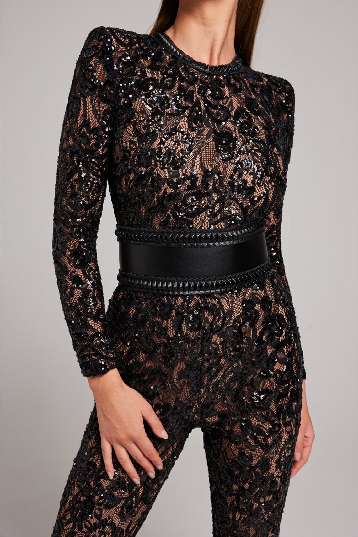 Bella Glitzer-Jumpsuit
