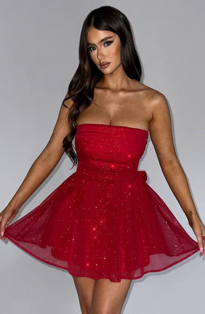 Chic Dubois™ | Robe Paillettes Décolletée